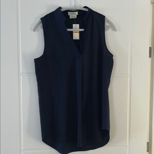 Van Heusen Navy Sleeveless top